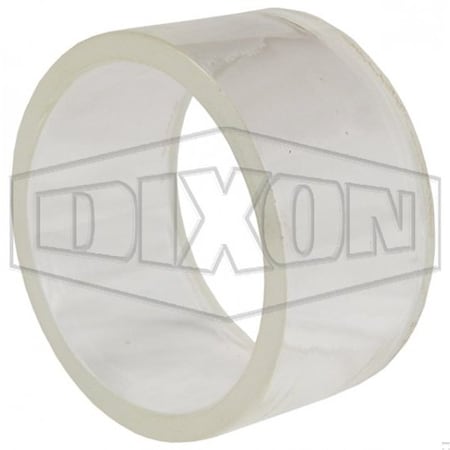 Dixon Replacement Glass, For Use with In-Line Sight Glass, 3 in, 200DegF, Polycarbonate B54BMP-LX300